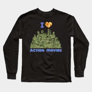 I love Action Movies Long Sleeve T-Shirt